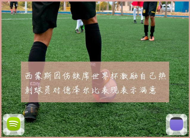 西蒙斯因伤缺席世界杯激励自己热刺球员对德泽尔比表现表示满意